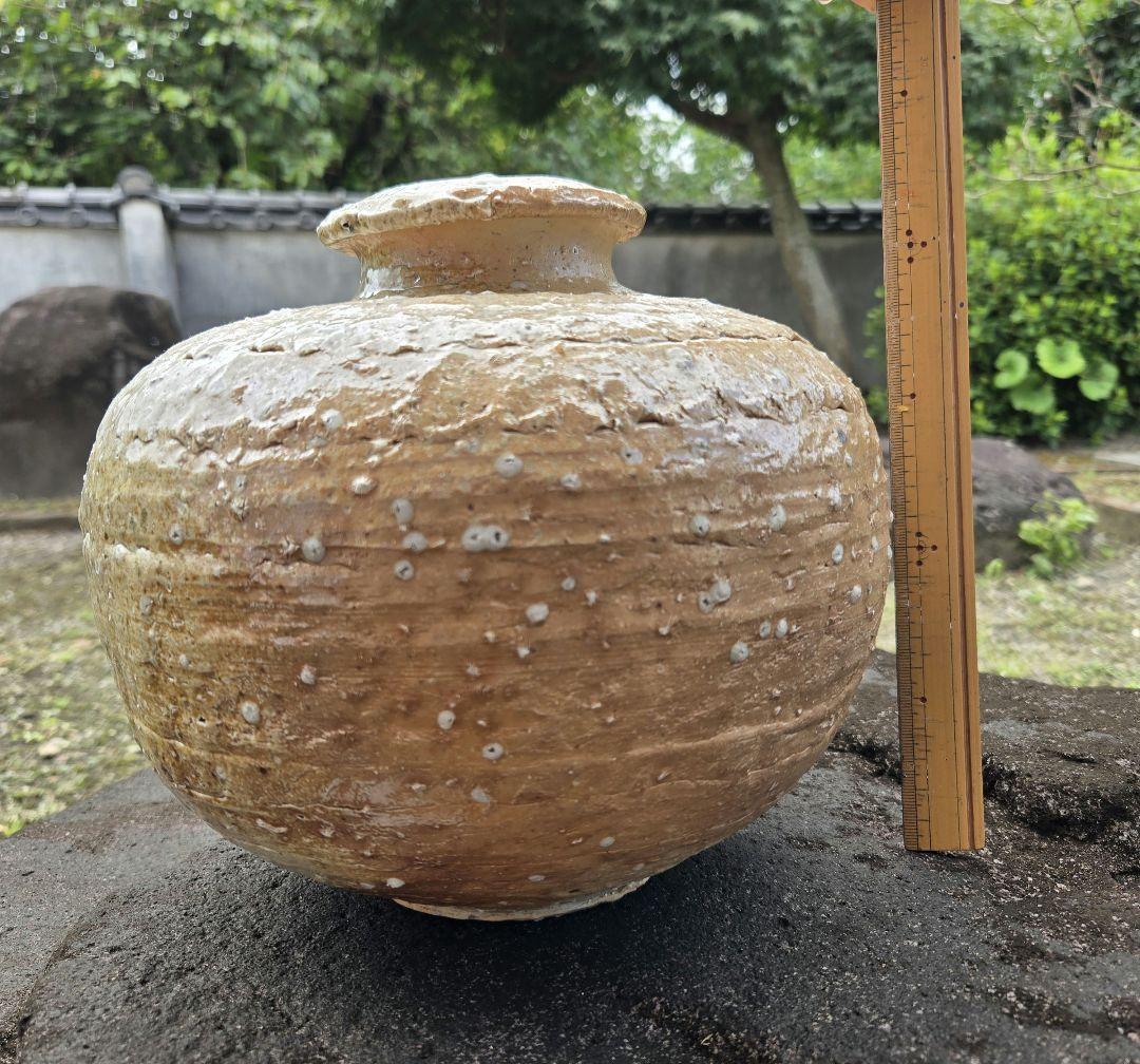 陶器製花瓶 　焼き物　壺