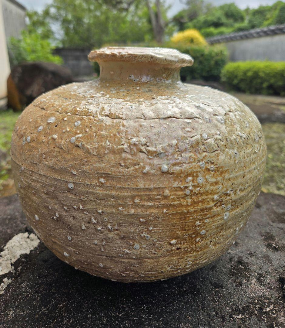 陶器製花瓶 　焼き物　壺