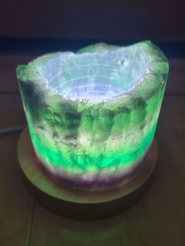 筒型天然石フローライト