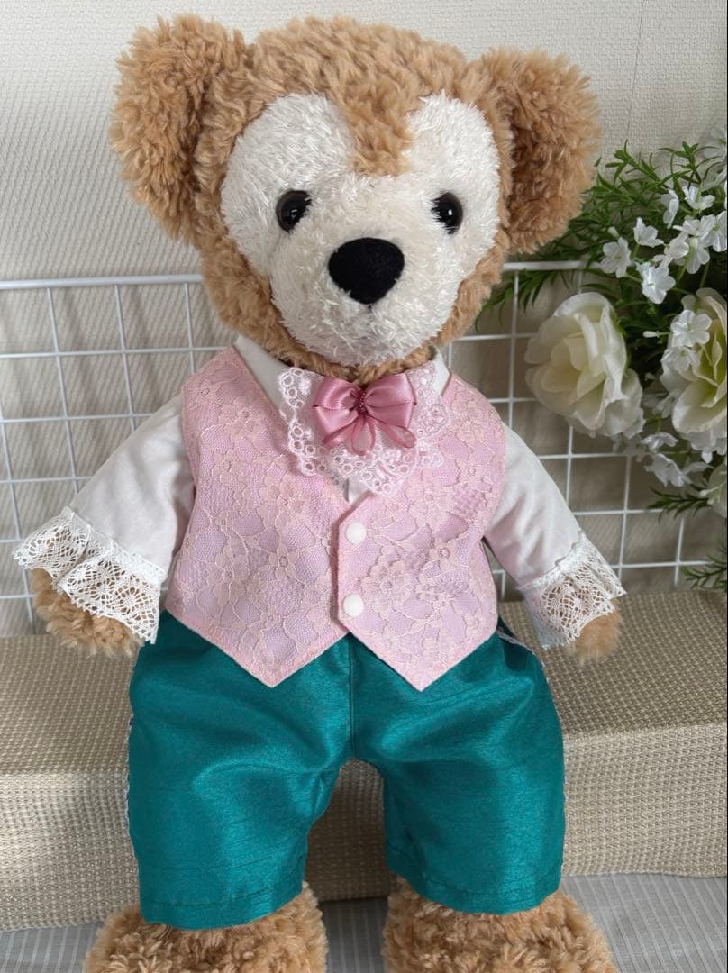 RGダッフィー シェリーメイペアコスチューム（ハンドメイドぬいぐるみ服）