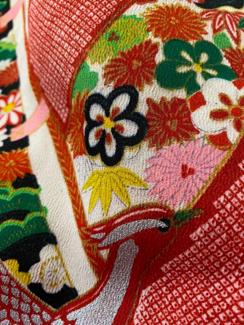 No.247アンティーク子供着物七五三正絹めちゃくちゃ綺麗！着丈92.5裄丈39