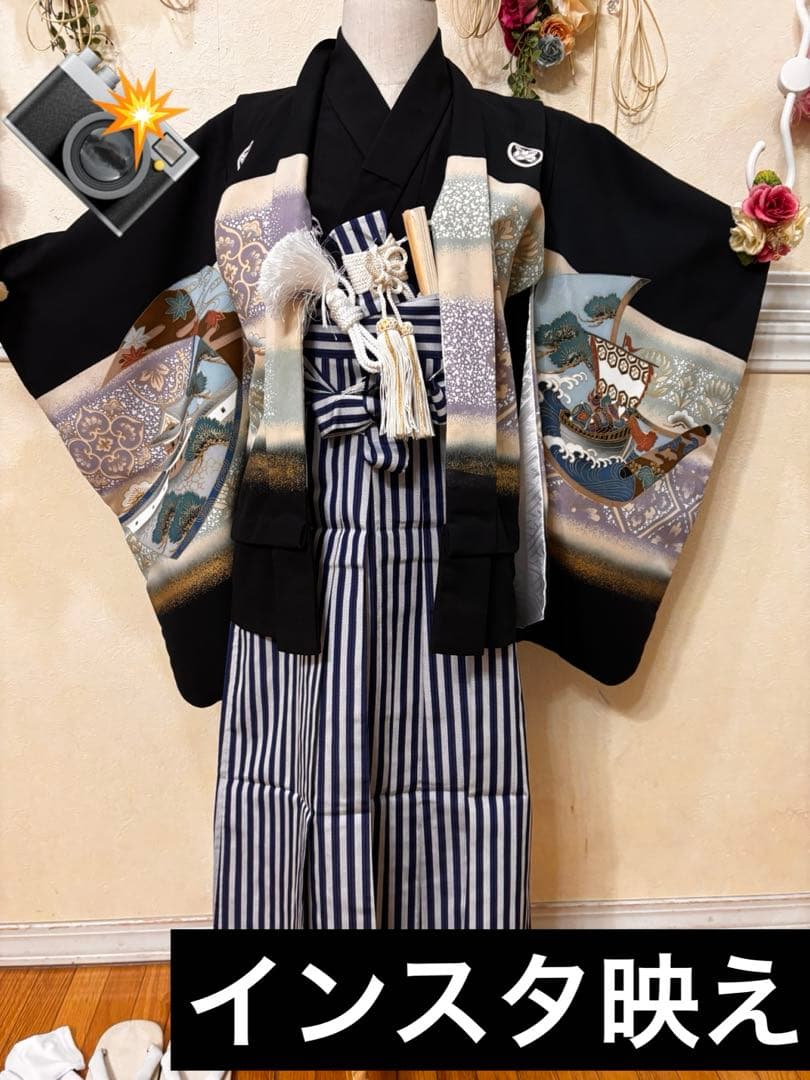 七五三五歳‼️完全️フルセット鷹凛々しい‼️お家からは揃えるなし