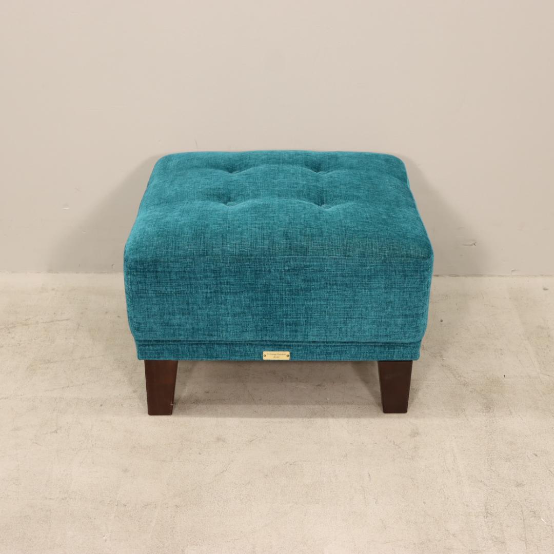 T's garage furniture 2人用ソファ オットマン付 ターコイズ