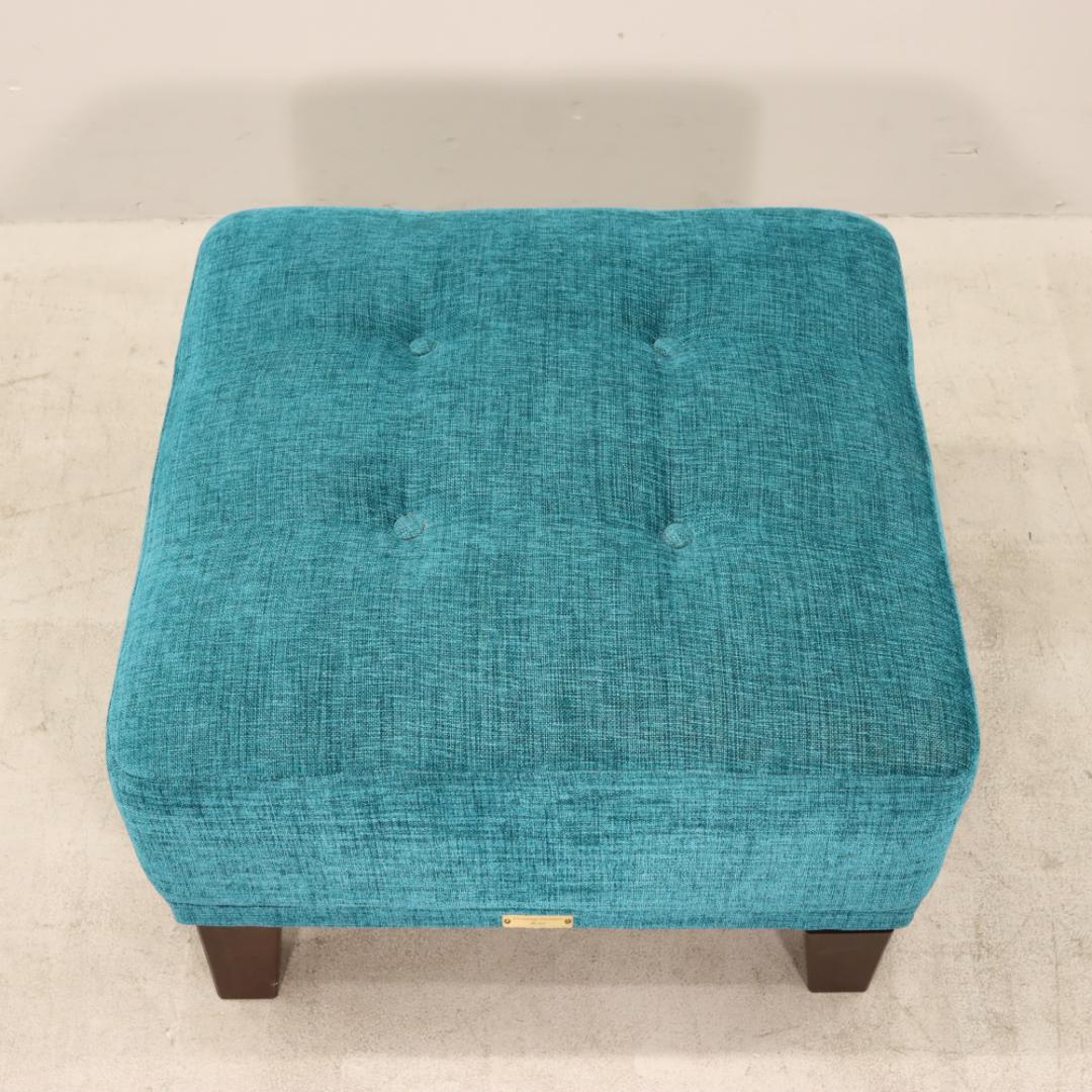 T's garage furniture 2人用ソファ オットマン付 ターコイズ