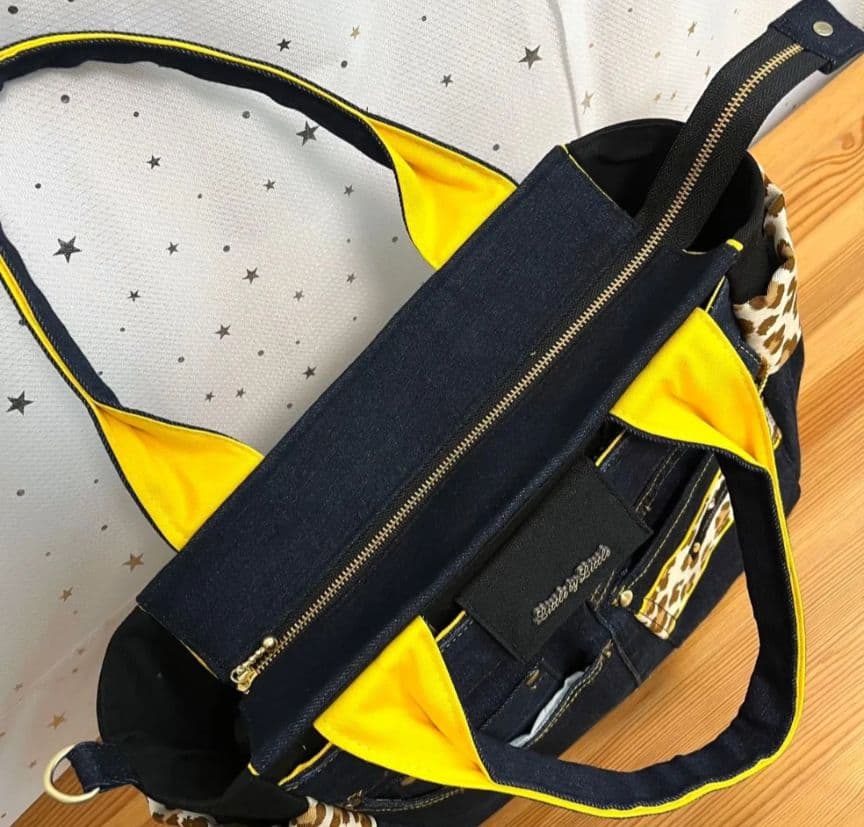 のんデニムリメイクバッグ（L）No.934☆No.950ハンドバッグ