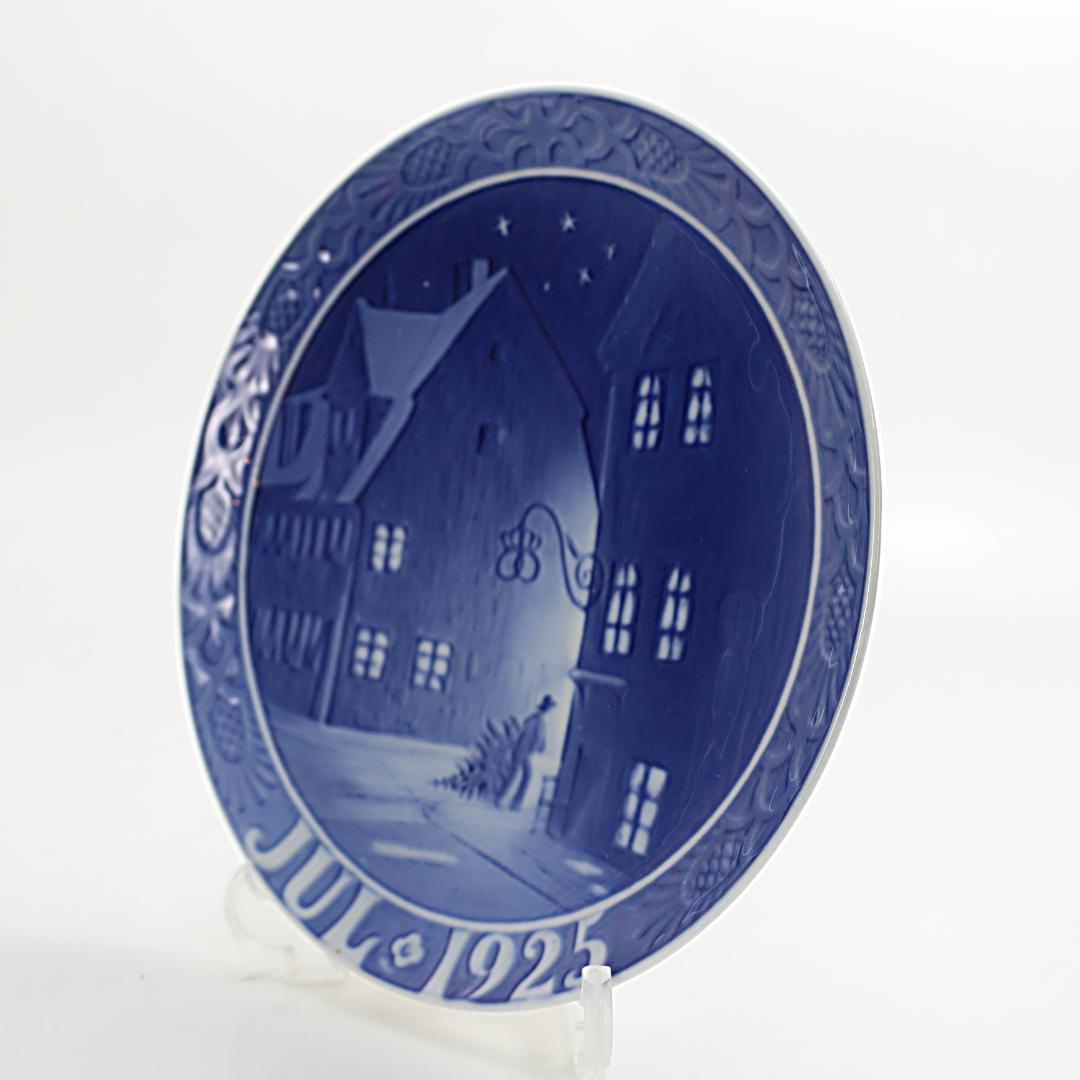 1925年「クリスチャンハウンの古い家々」イヤープレート ロイヤルコペンハーゲン