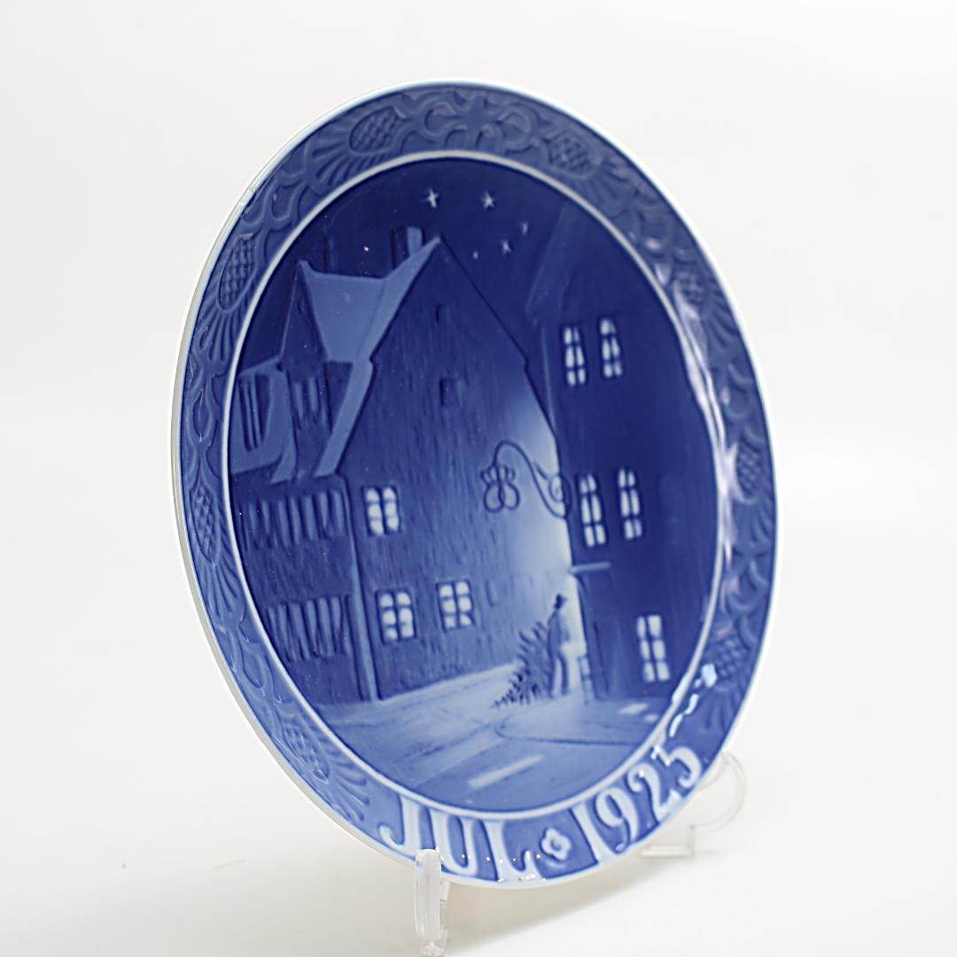 1925年「クリスチャンハウンの古い家々」イヤープレート ロイヤルコペンハーゲン