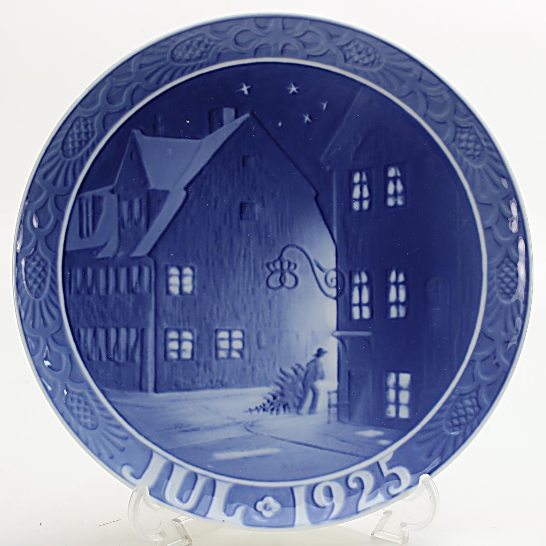 1925年「クリスチャンハウンの古い家々」イヤープレート ロイヤルコペンハーゲン