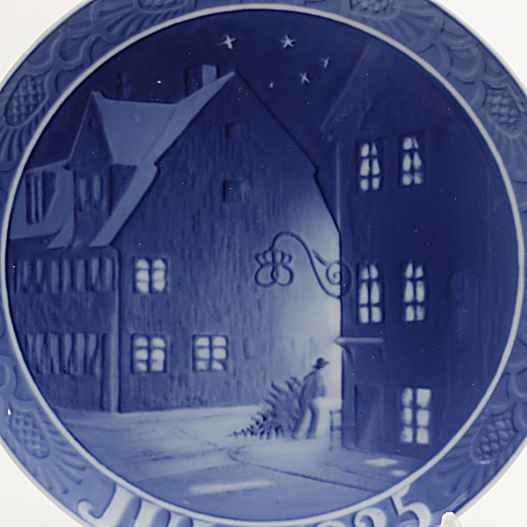1925年「クリスチャンハウンの古い家々」イヤープレート ロイヤルコペンハーゲン