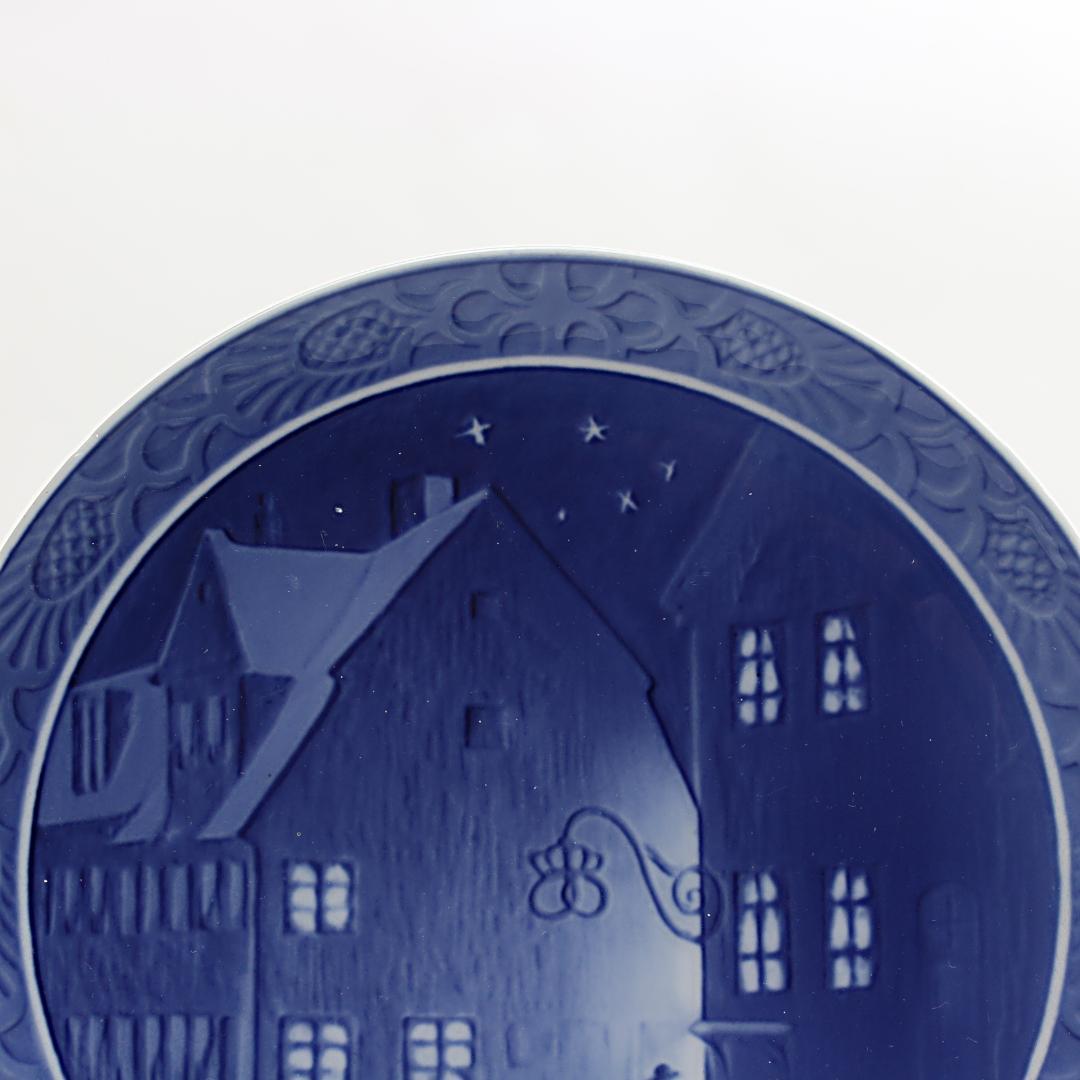 1925年「クリスチャンハウンの古い家々」イヤープレート ロイヤルコペンハーゲン