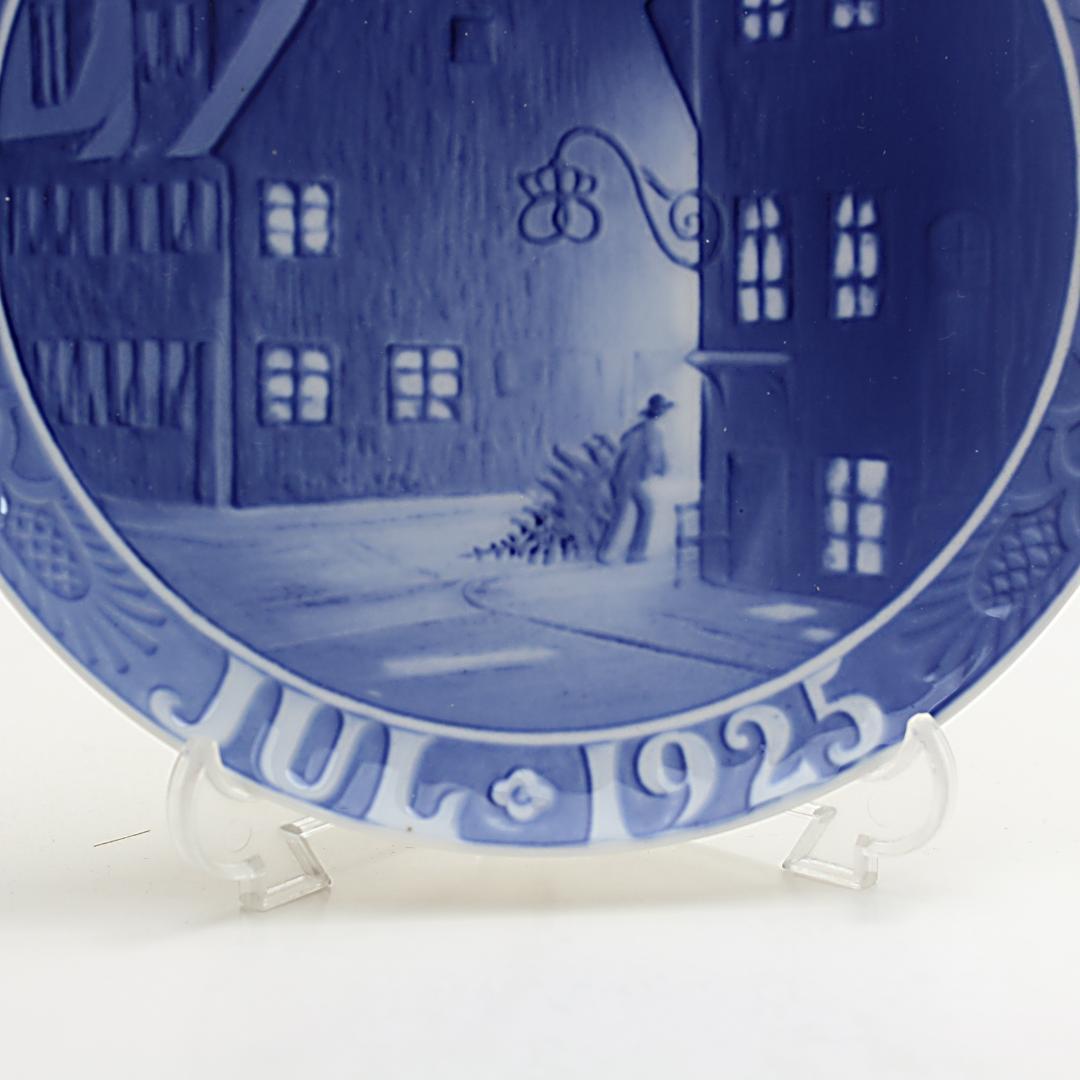 1925年「クリスチャンハウンの古い家々」イヤープレート ロイヤルコペンハーゲン