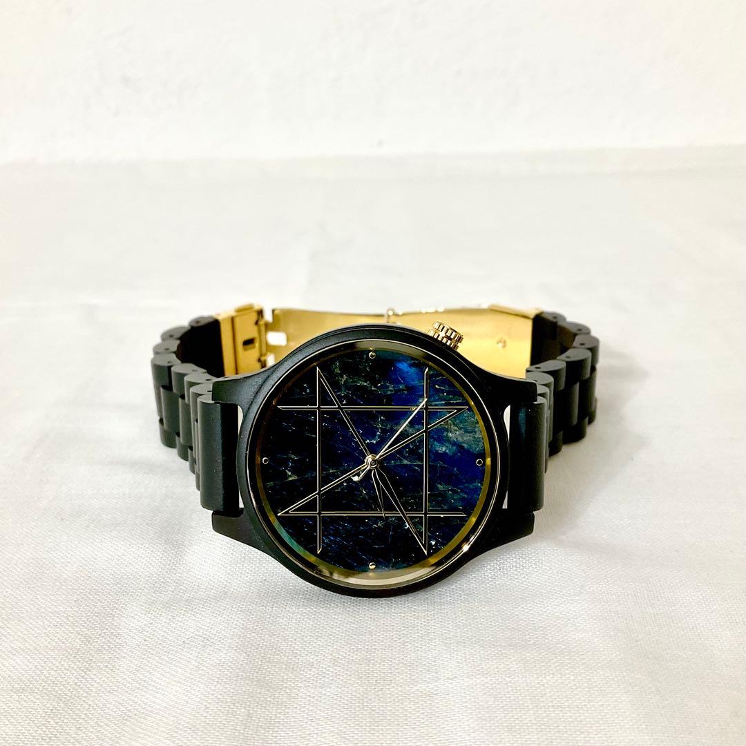 NOZ 腕時計　ラブラドライト42mm 美品【送料無料】