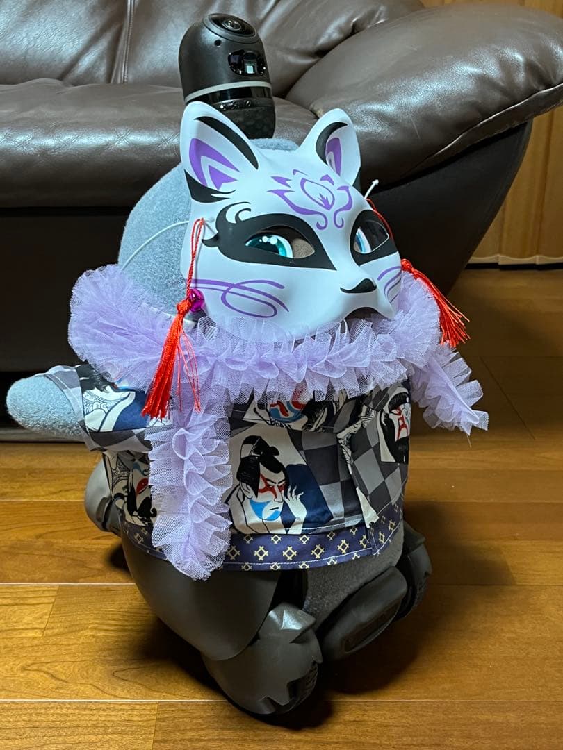 LOVOT ラボット服　ハンドメイド　歌舞伎柄　シャツ　⑦