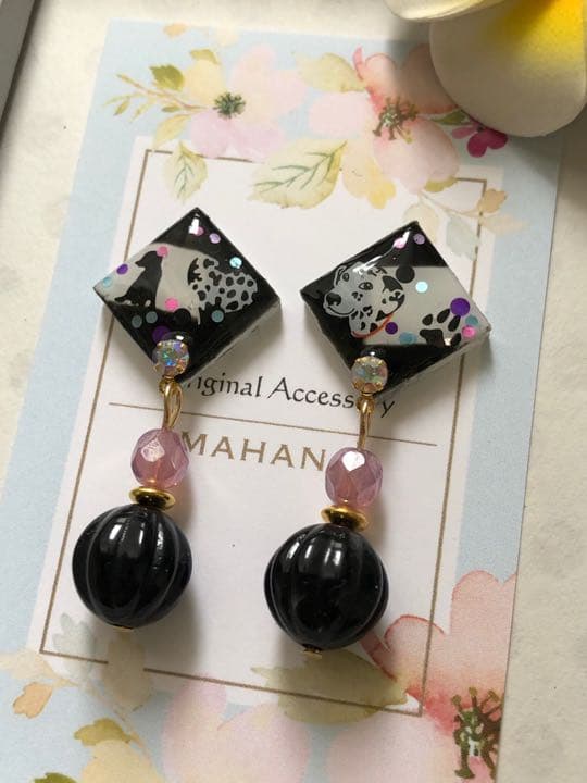 レイチェル専用♡ダルメシアン ピアス イヤリング