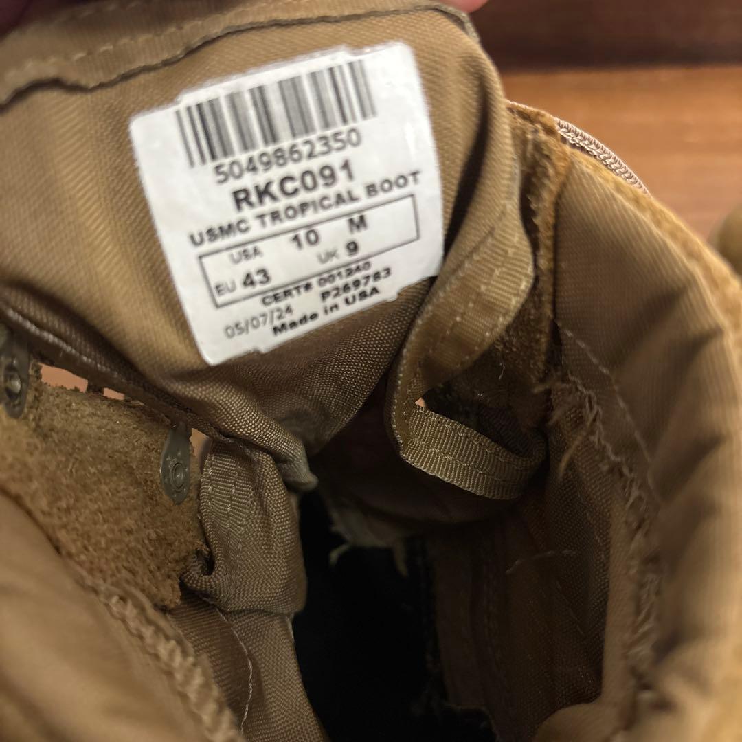 米軍実物　ROCKY USMC TROPICAL BOOT 28cm 送料無料⑪