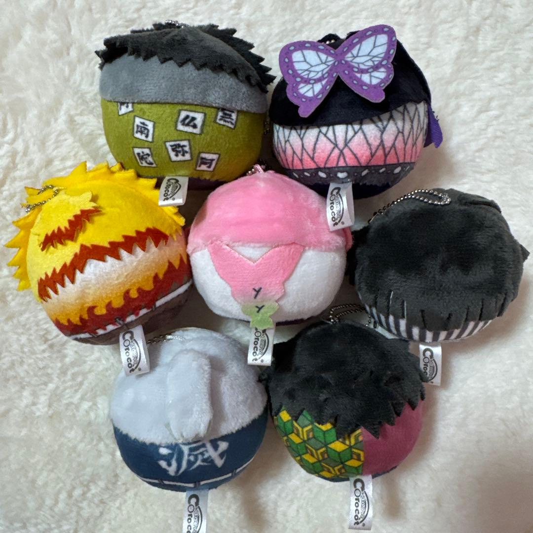 鬼滅の刃 コロこっと 7個 冨岡義勇 伊黒小芭内 煉獄杏寿郎 宇髄天元