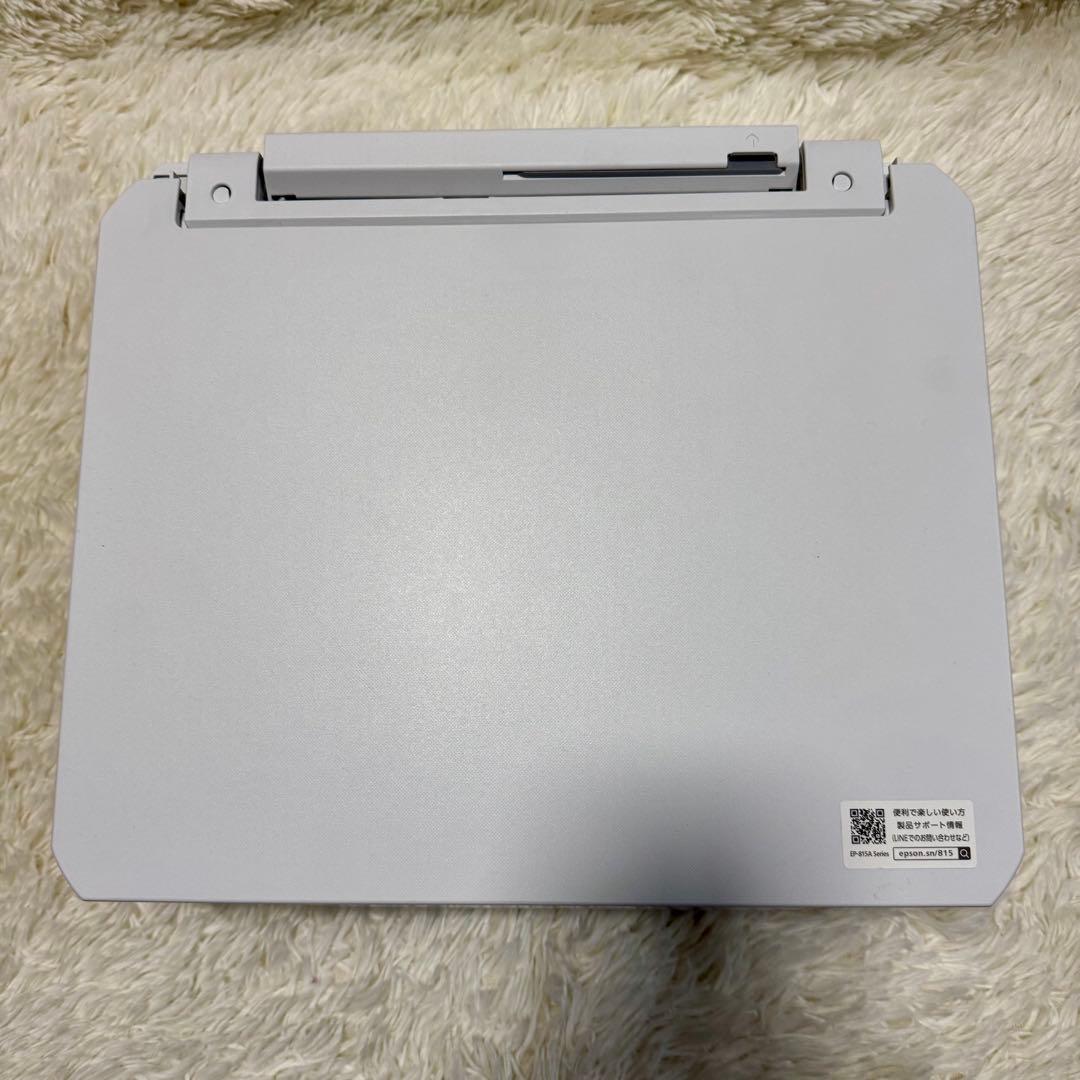 EPSON プリンタ　EP-815A 純正インク付き　カラー(ホワイト)