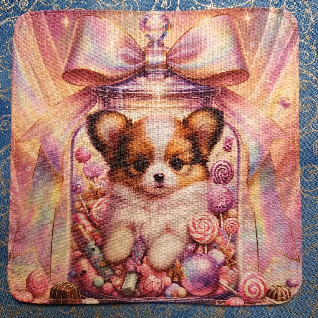 アロママ　ハンカチ　プードルちゃん柄　18枚