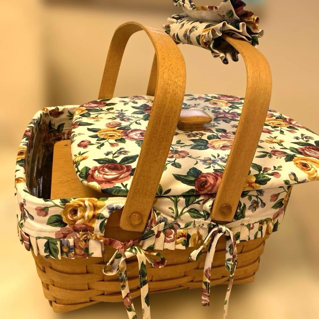 LONGABERGER ハンドメイド　カゴバッグ