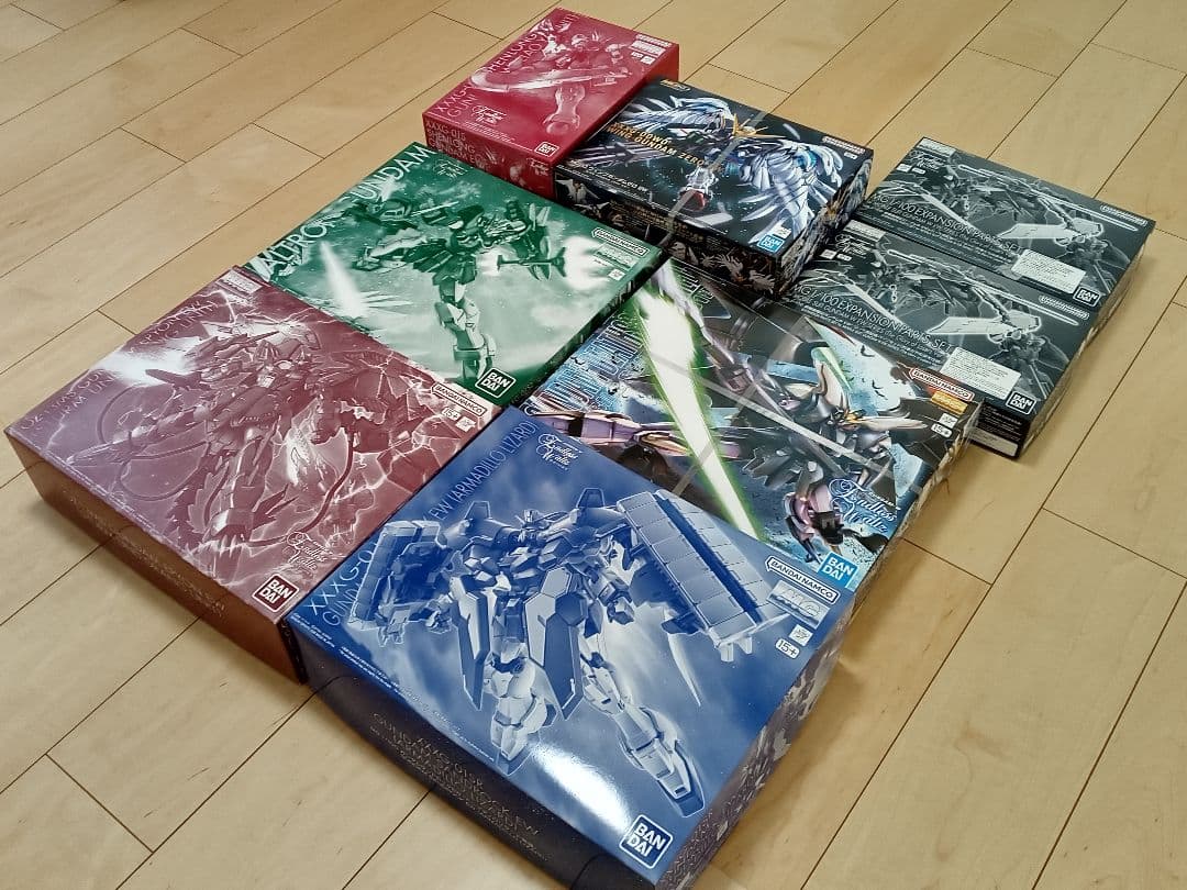 MG ガンダムW EW 敗者たちの栄光 6体＋拡張パーツ2個セット 未組立