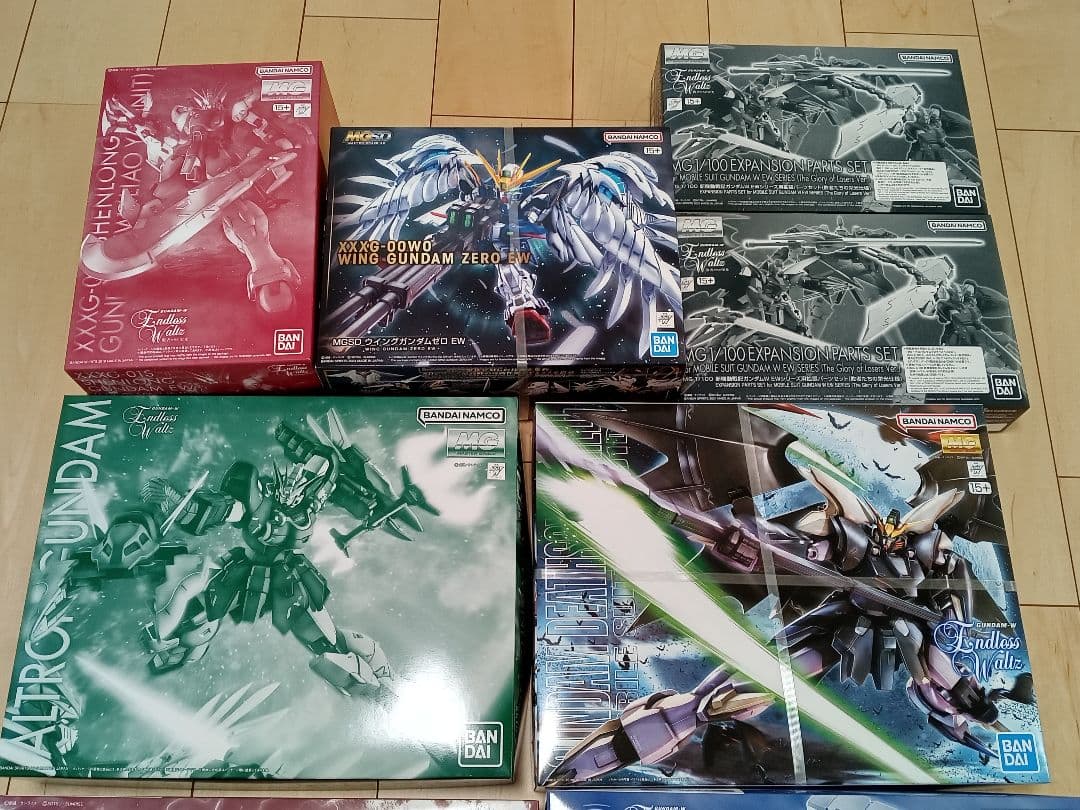 MG ガンダムW EW 敗者たちの栄光 6体＋拡張パーツ2個セット 未組立