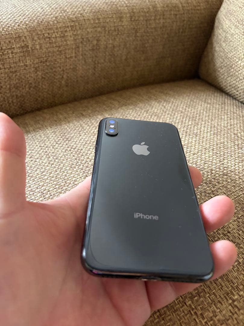 超美品！Apple iPhone X ブラック256GB ヒビ、割れ無し！！