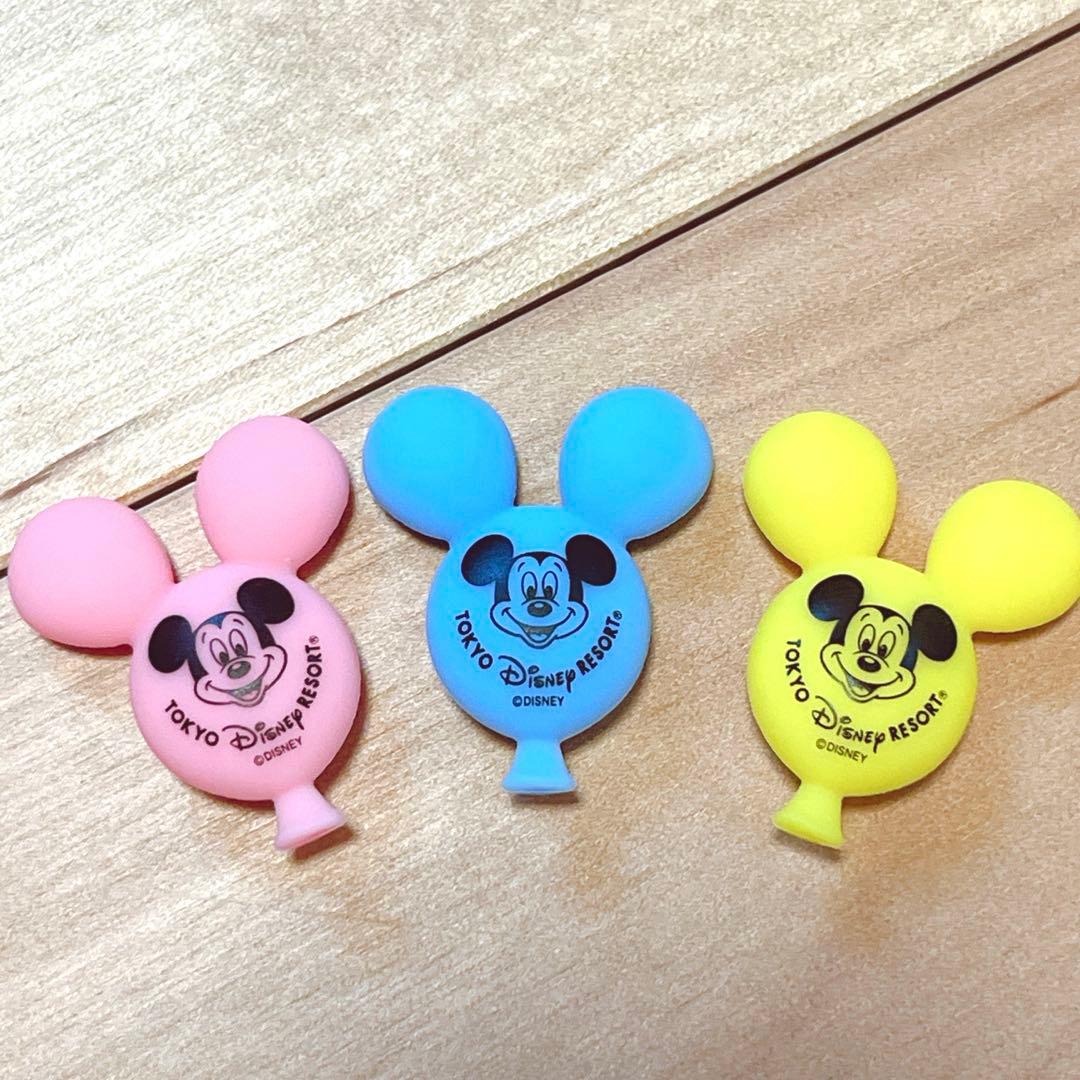 ディズニーリゾート ミッキーバルーン バッグチャーム ピンバッジ ケーブル