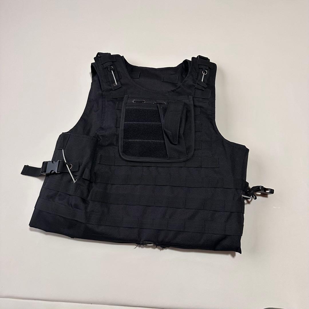 サバゲー ウェア タクティカルスーツ ベスト 3点セット Lサイズ