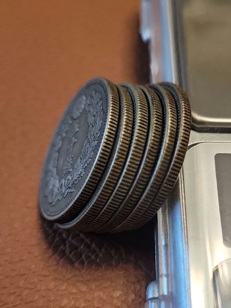 旭日 五十銭銀貨 6枚セット