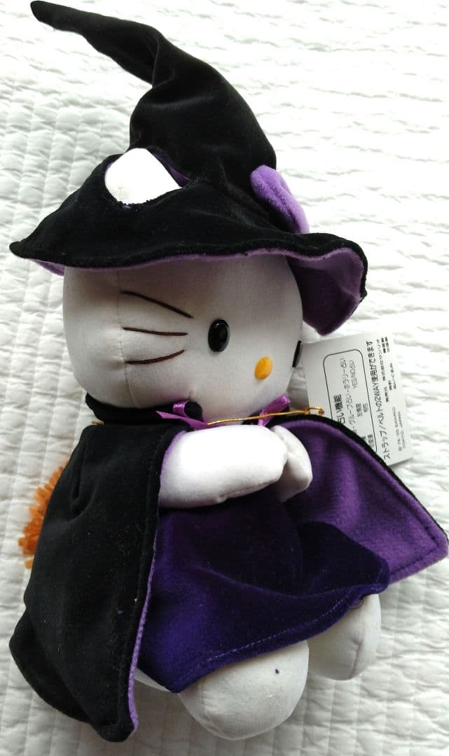 【レア】サンリオ ハローキティ 魔女 黒 ぬいぐるみ 箱あり