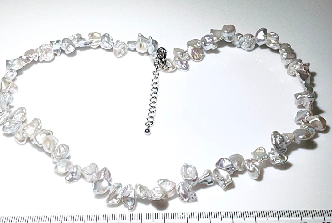 ペタル淡水パールネックレスケシペタル淡水パールネックレスNO25-1357