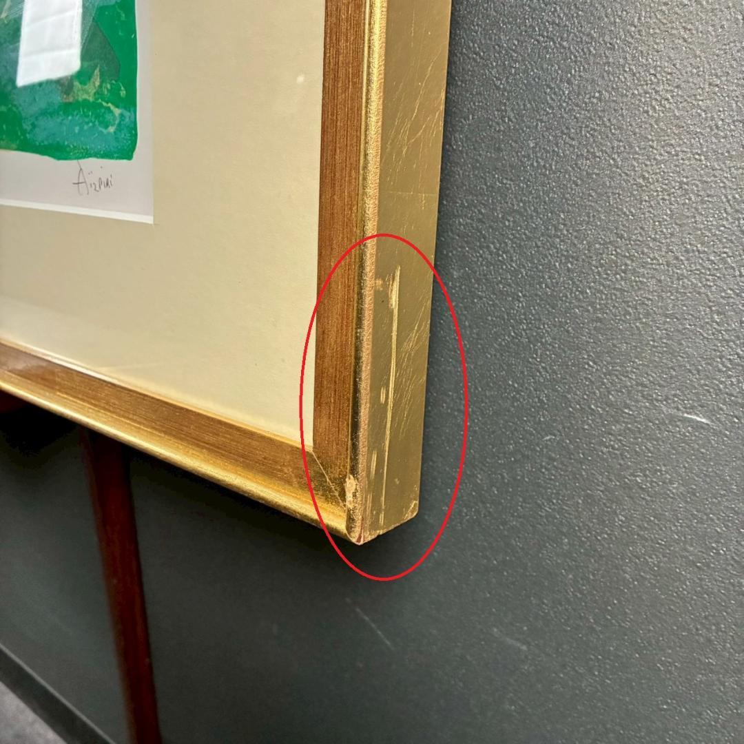 ポール・アイズピリ「パリのセーヌ河」リトグラフ 特大作 直筆サイン入 ヌーベル社