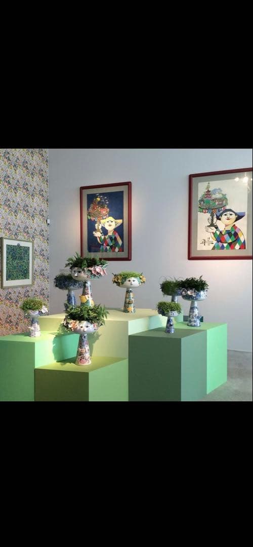 ビヨンヴィンブラッド　ビンテージ1955年手書き一点物作品エバミニ花瓶！