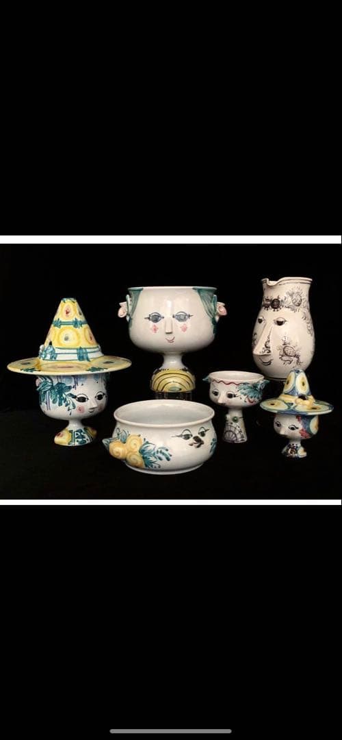 ビヨンヴィンブラッド　ビンテージ1955年手書き一点物作品エバミニ花瓶！