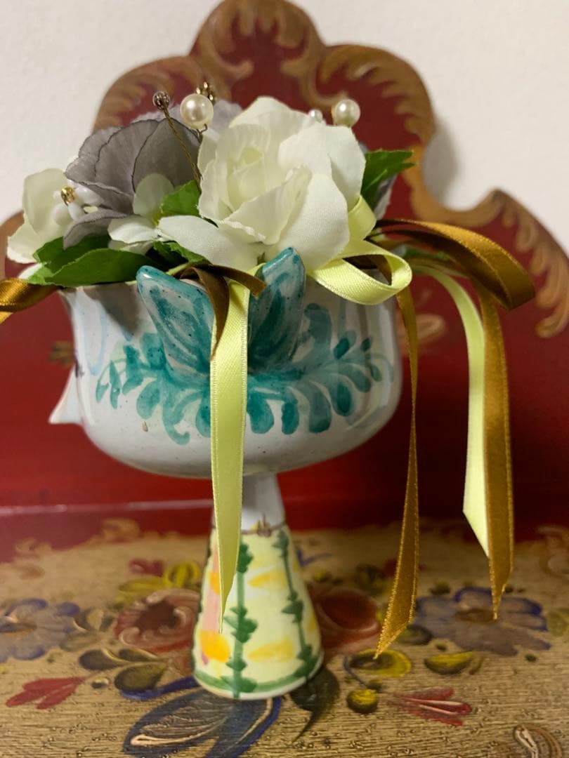 ビヨンヴィンブラッド　ビンテージ1955年手書き一点物作品エバミニ花瓶！