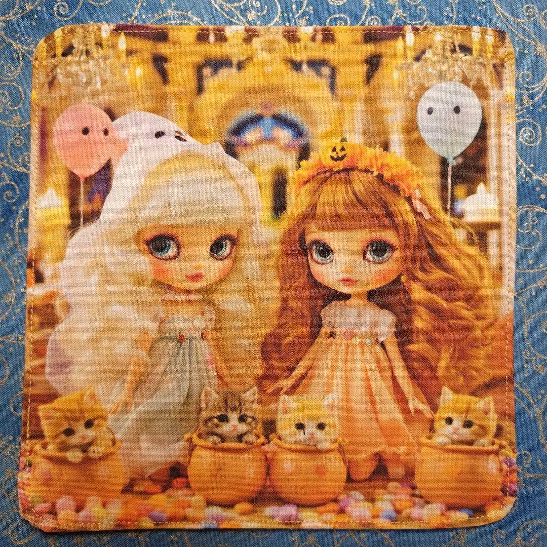 ★CHIYO★　ハンカチ　女の子とワンコさん柄　21枚