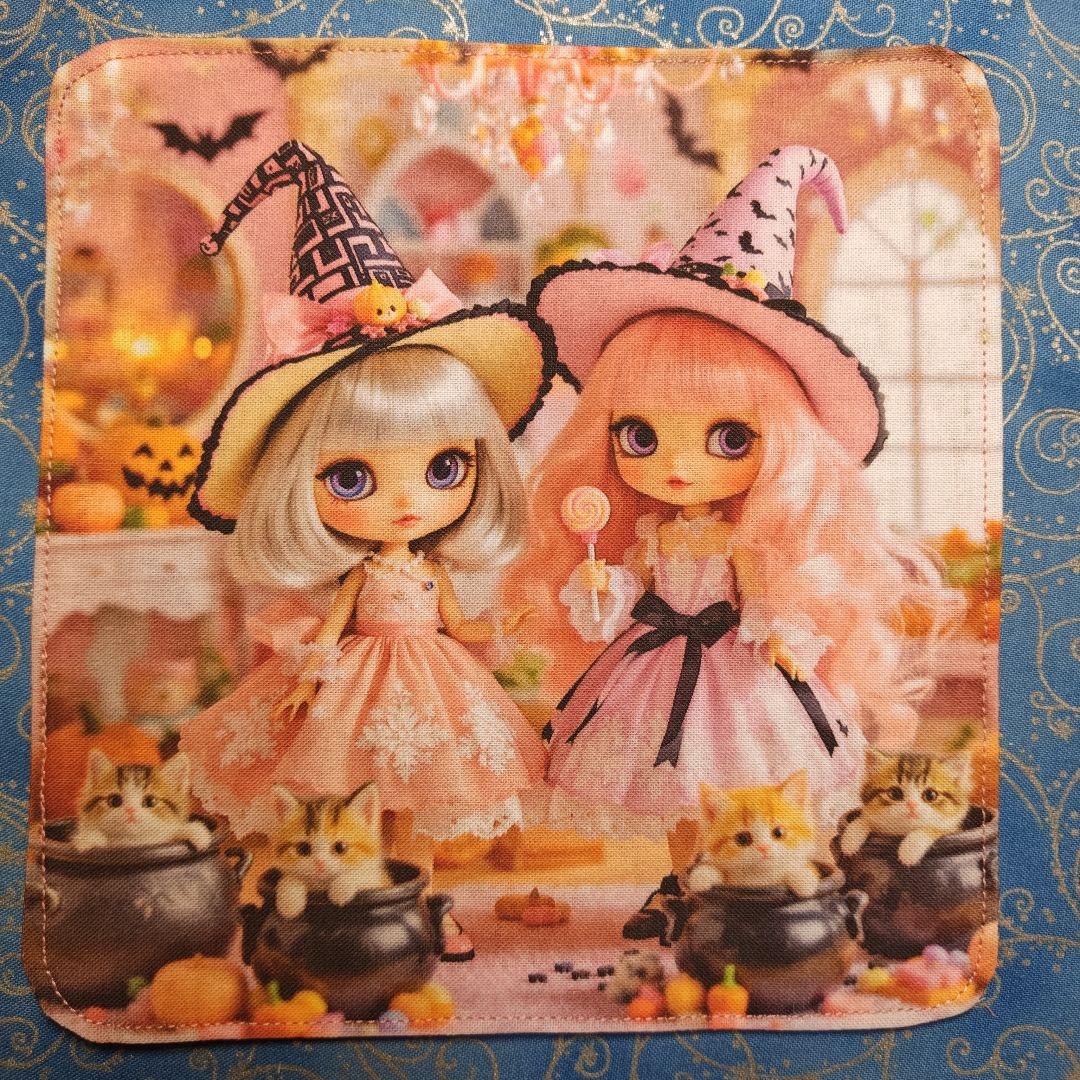 ★CHIYO★　ハンカチ　女の子とワンコさん柄　21枚