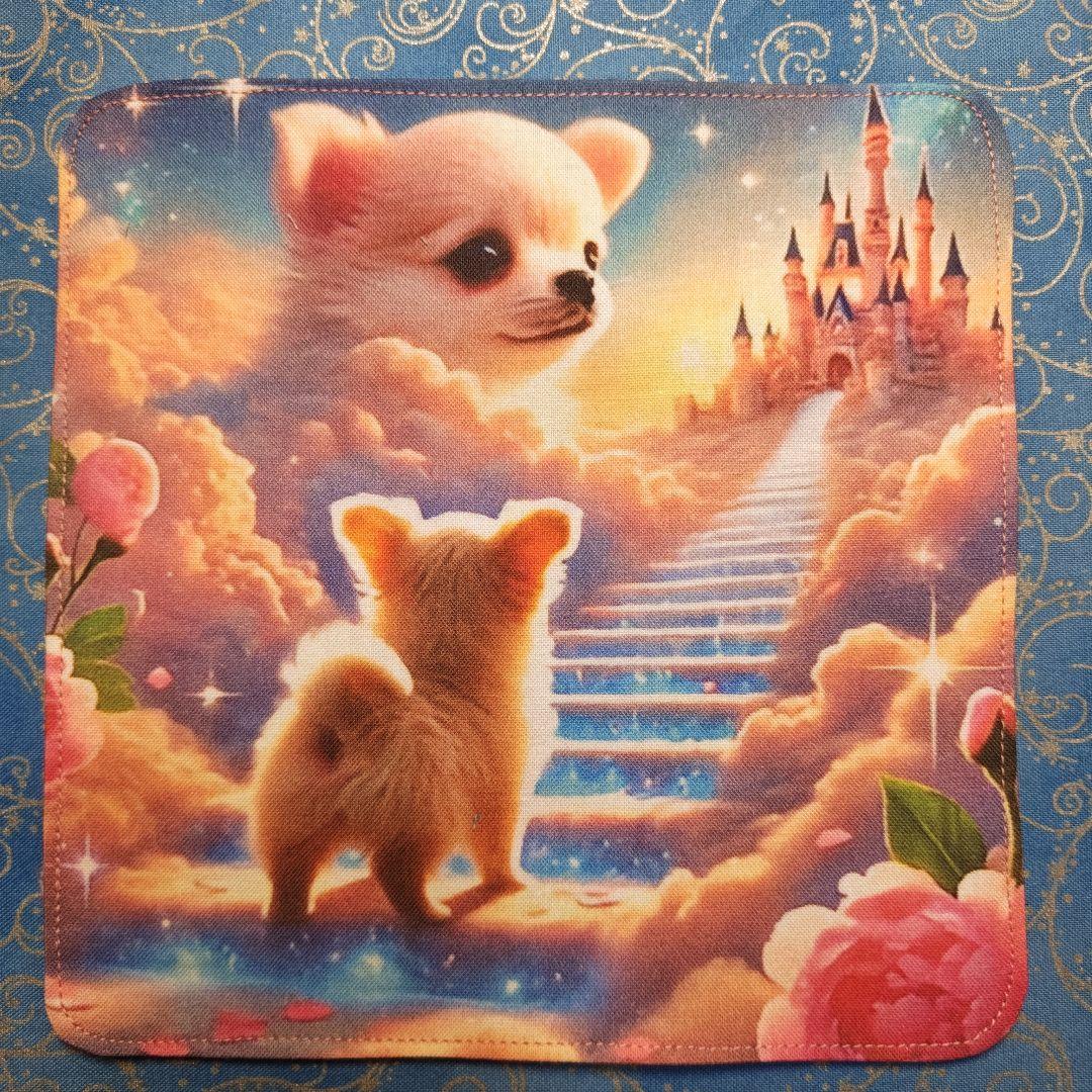 ★CHIYO★　ハンカチ　女の子とワンコさん柄　21枚