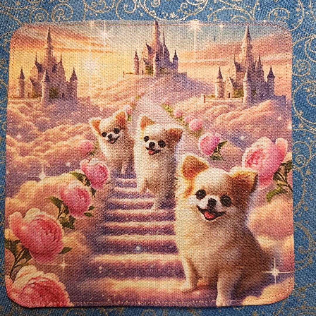 ★CHIYO★　ハンカチ　女の子とワンコさん柄　21枚