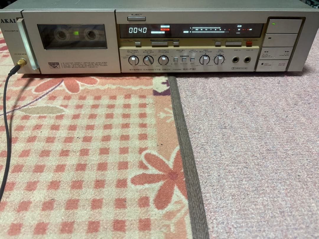 アカイ　カセットデッキGX-F51