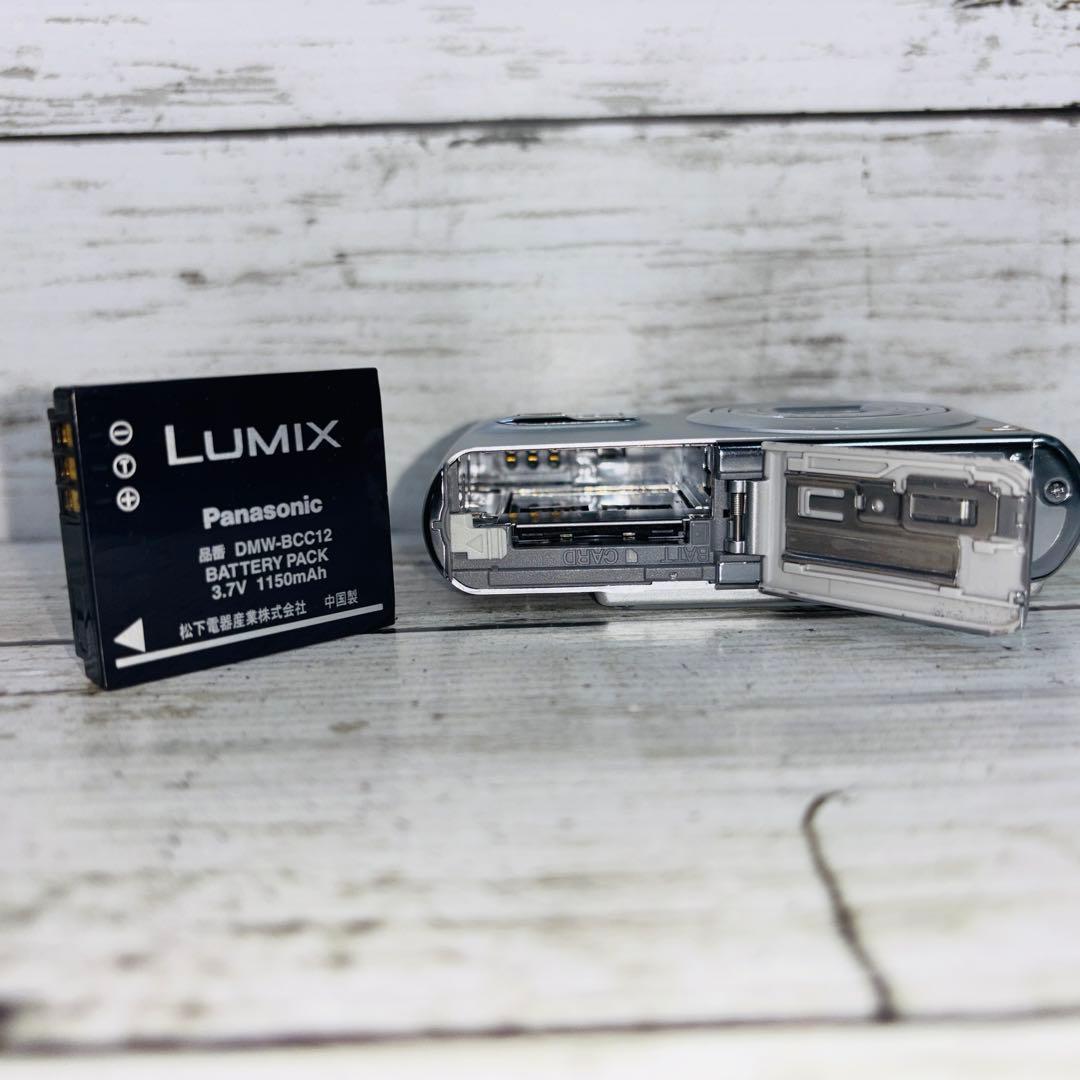 【動作良好】Panasonic デジタルカメDMC-FX07 シルバー