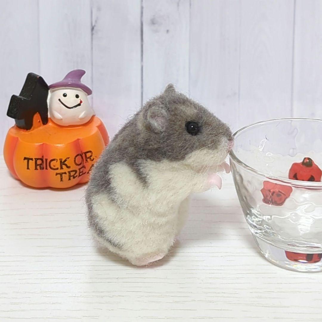 372 gigi 羊毛フェルト ハムスター