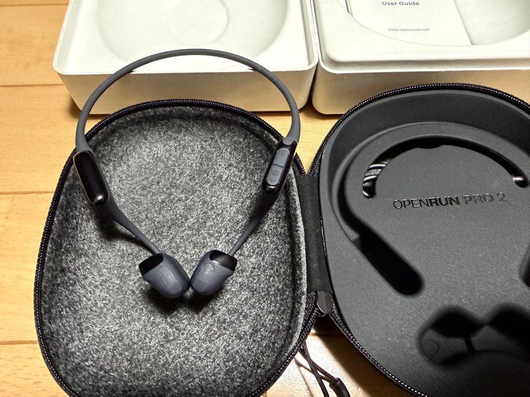 ⭐️極美品 SHOKZ OpenRun Pro 2 Mini ブラック ほぼ未使用