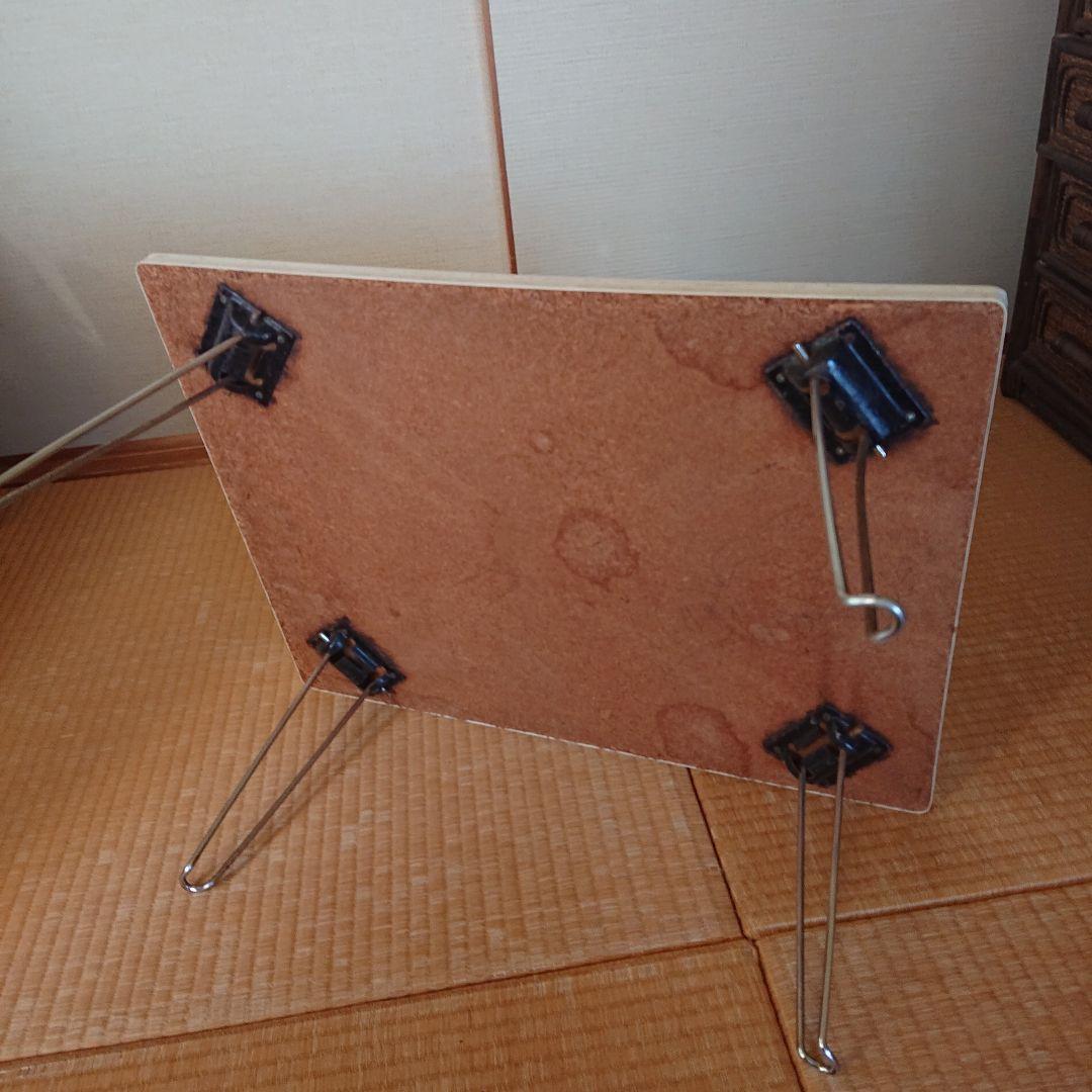 昭和レトロポップな花柄ローテーブルヴィンテージ