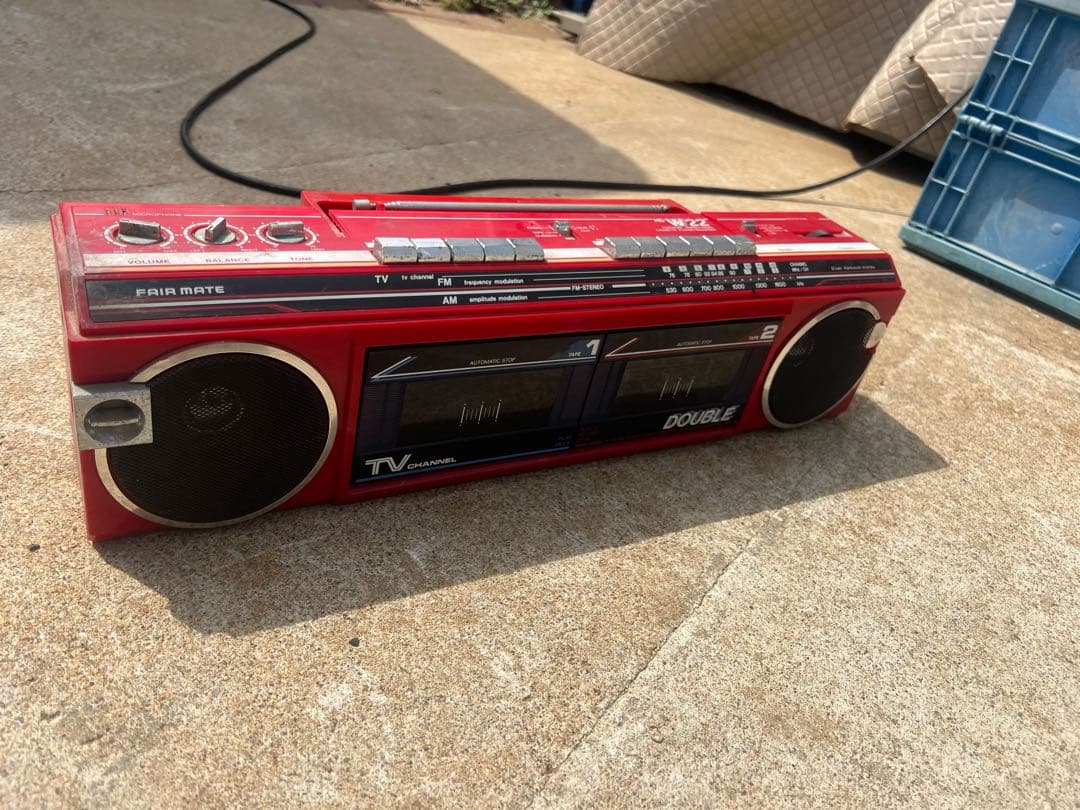 レトロ　ラジカセ　セット