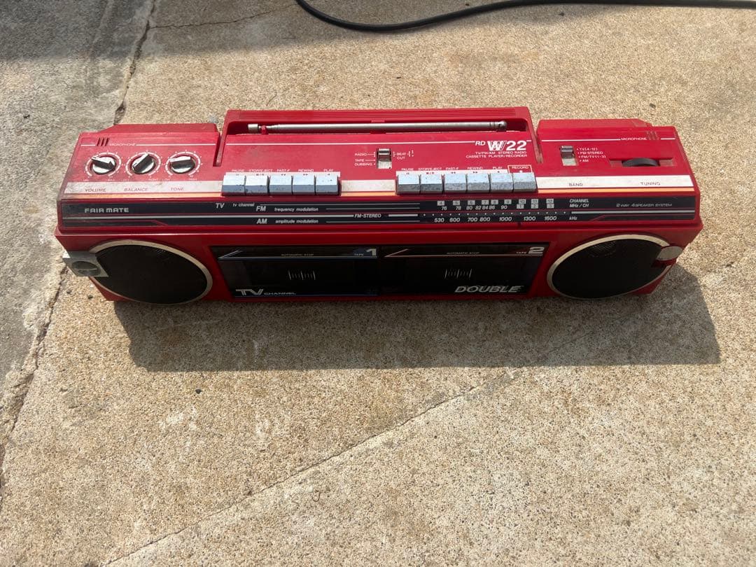 レトロ　ラジカセ　セット