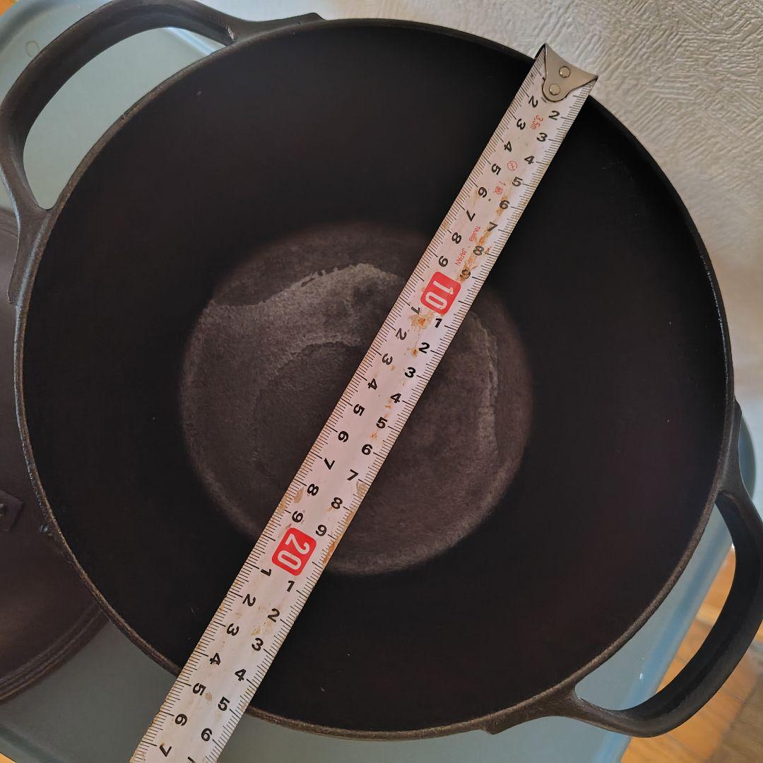 廣瀬愼 南部鉄器 鉄鍋 4.2L