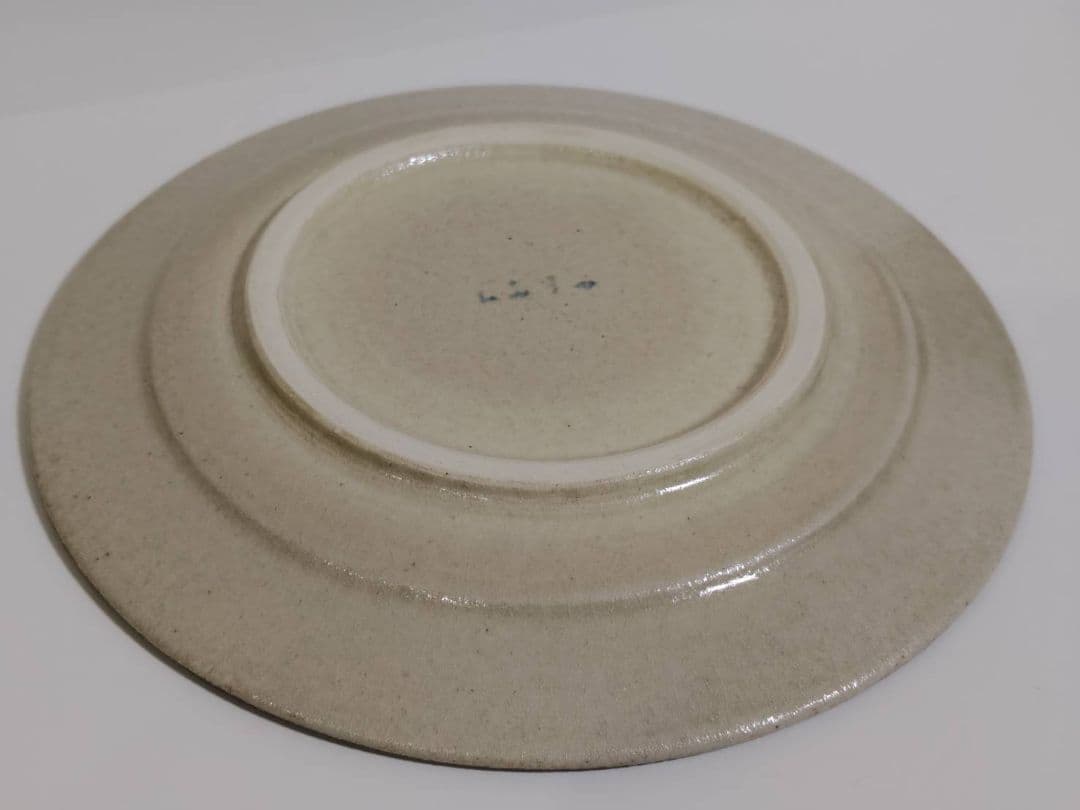 リムプレート　お皿　はるな陶芸工房　【新品、未使用】