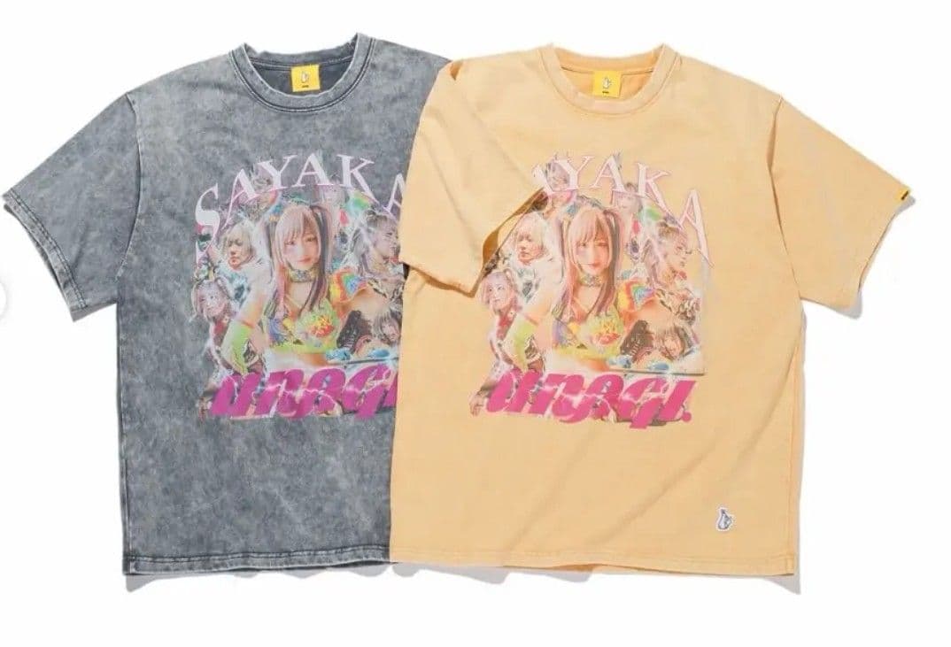 【数量限定】完全新品　FR2　ウナギサヤカ　コラボTシャツ　グレー　Lサイズ