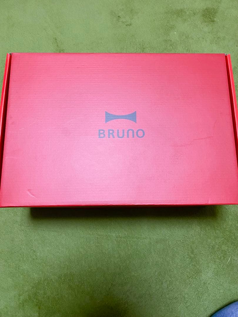 新品 BRUNO コンパクトホットプレート レッド たこ焼きプレート付き